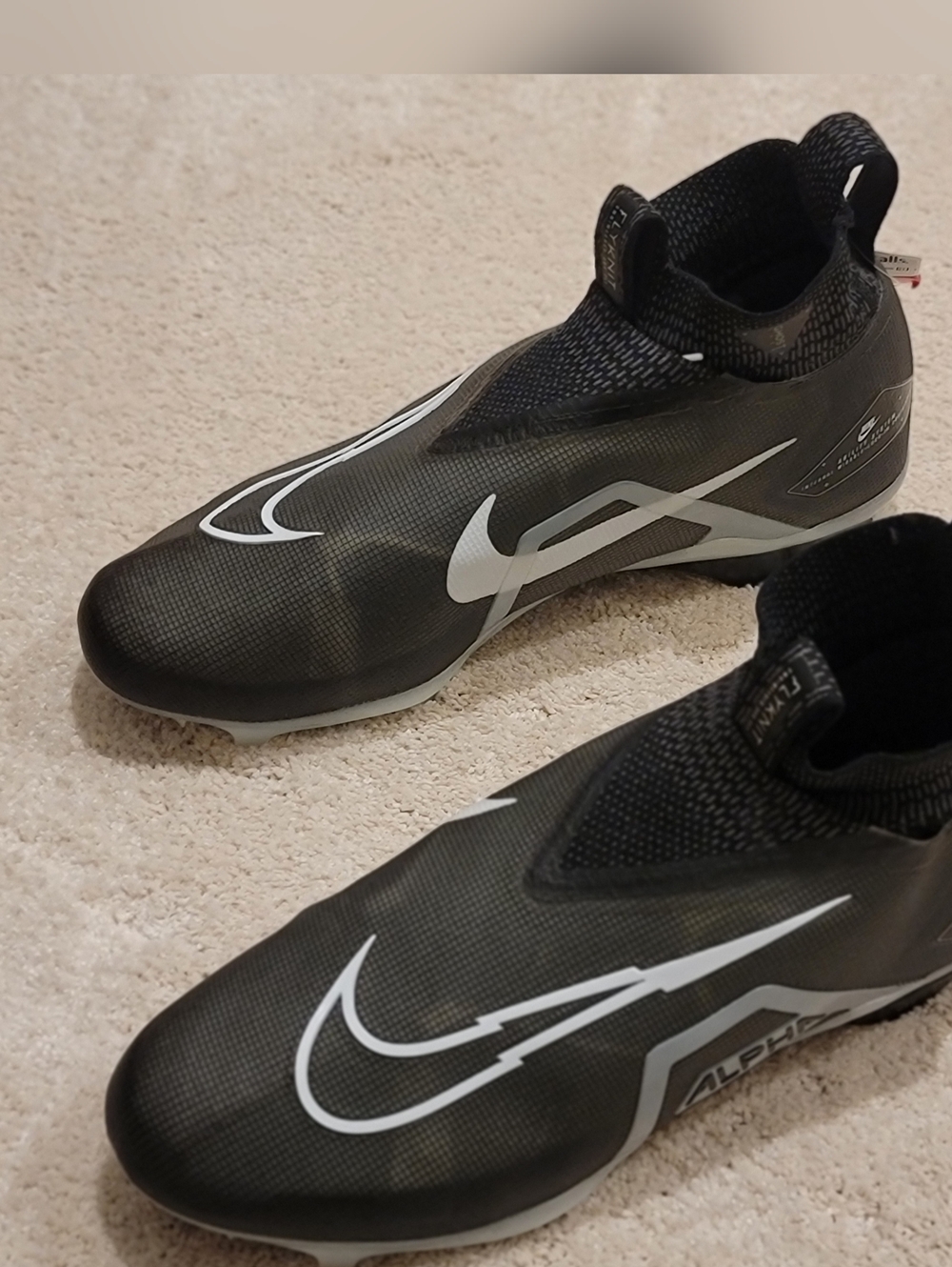 Nike Phantom GT2 Academy Soccer Cleats Black White FG Men’s Size 14 NWOB
